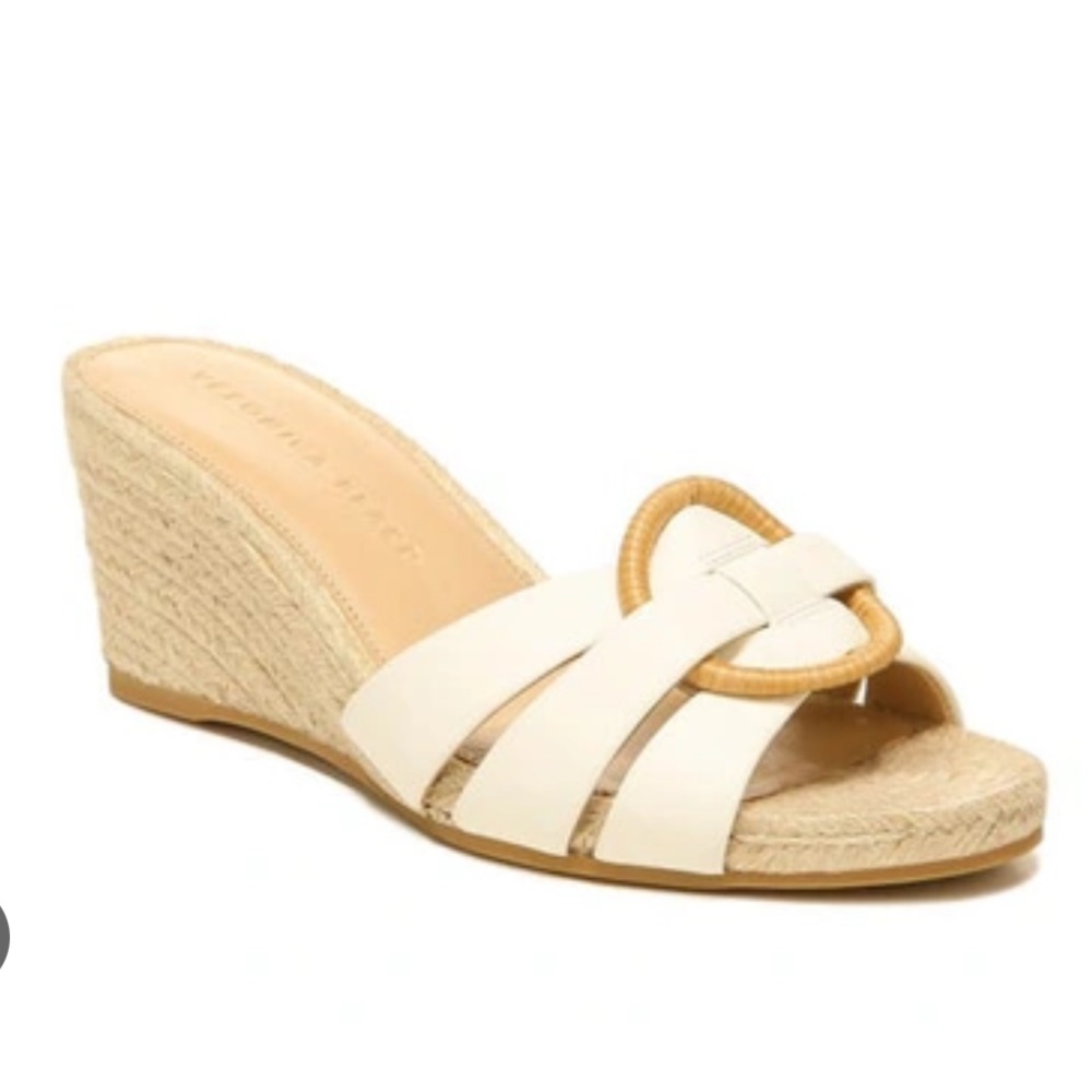 Veronica Beard Sandals Ivy Woven Wedge Espadrille Size 11